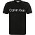 T-Shirt, Baumwolle, schwarz - schwarz