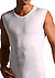 Tanktop, Mako-Baumwolle, weiss - weiss