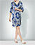 Kleid aus Seide - royalblau
