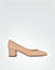 Pumps mit Blockabsatz - nude