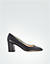 Pumps aus Lammleder - dunkelblau