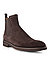 Chelsea Boots, Veloursleder, braun - moka