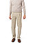 Bundfaltenhose Morello U, Classic Fit, Baumwolle, beige - beige