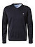 Pullover, Baumwolle, navy meliert - dunkelblau