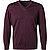 Pullover, Merinowolle, aubergine - heritage