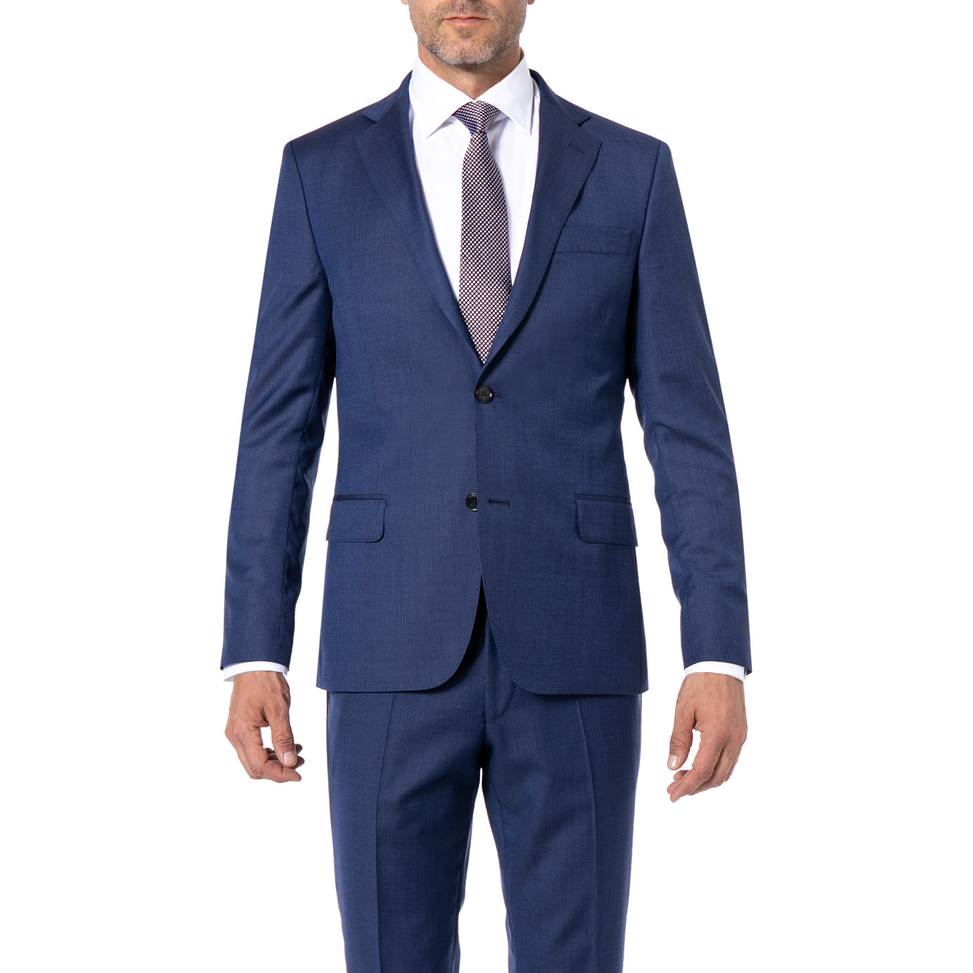 OSCAR JACOBSON Herren Sakko blau Wolle