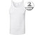 Tanktops, Baumwolle, weiß - weiß