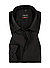 Hemd, Body Fit, Baumwolle, schwarz - schwarz