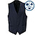 Weste, Regular Fit, Schurwoll-Stretch, dunkelblau - dunkelblau