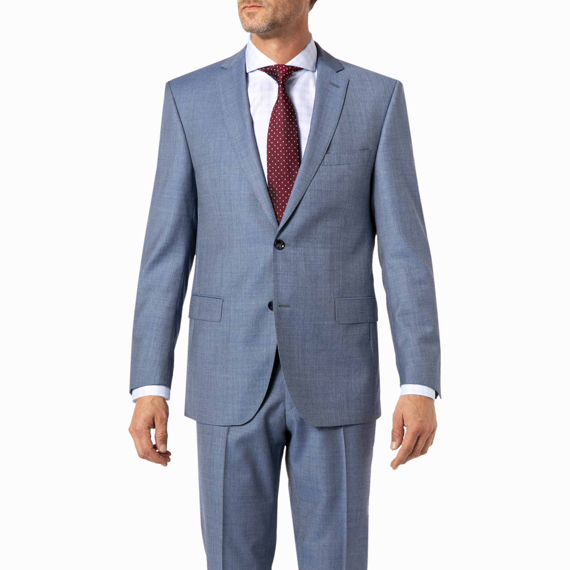 Carl Gross Herren Sakko blau meliert