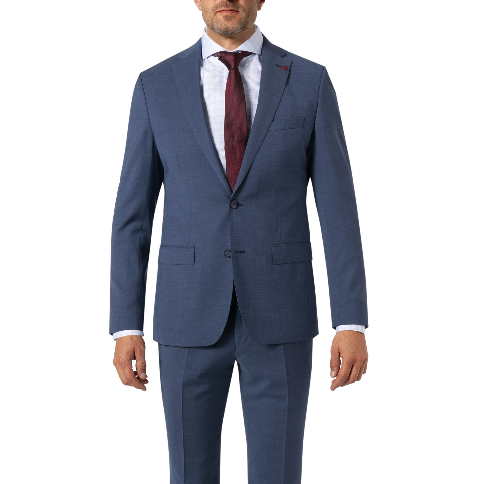 ROY ROBSON Herren Sakko blau Slim Fit