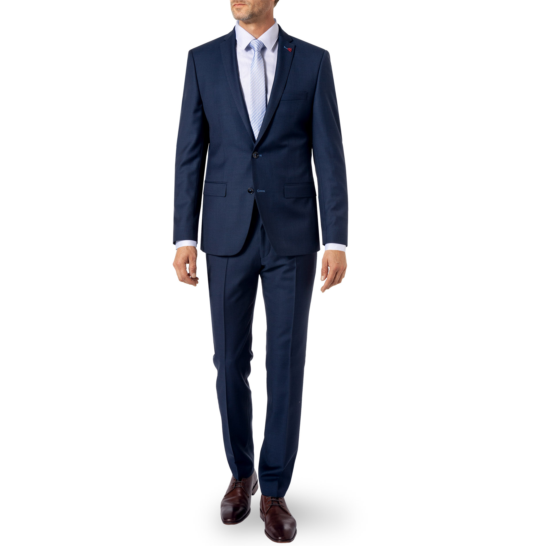 ROY ROBSON Herren Slim Anzughose – Schmaler Schnitt, Bi-Stretch, Elegant Glänzend – Perfekt Für Business & Events