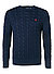 Pullover, Baumwolle, navy - navy