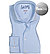 Hemd, Funktionsmaterial, hellblau meliert - hellblau