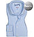 Hemd, Funktionsmaterial, hellblau meliert - hellblau