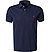 Polo-Shirt, Custom Slim Fit, Baumwoll-Piqué, navy - navy