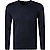 Longsleeve, Baumwolle, dunkelblau - caviar