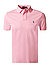 Polo-Shirt, Custom Slim Fit, Baumwoll-Piqué, rosé - rosa