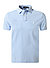 Polo-Shirt, Slim Fit, Baumwoll-Piqué, pastellblau - pastellblau