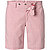 Shorts, Slim Fit, Baumwolle, rot gestreift - rot