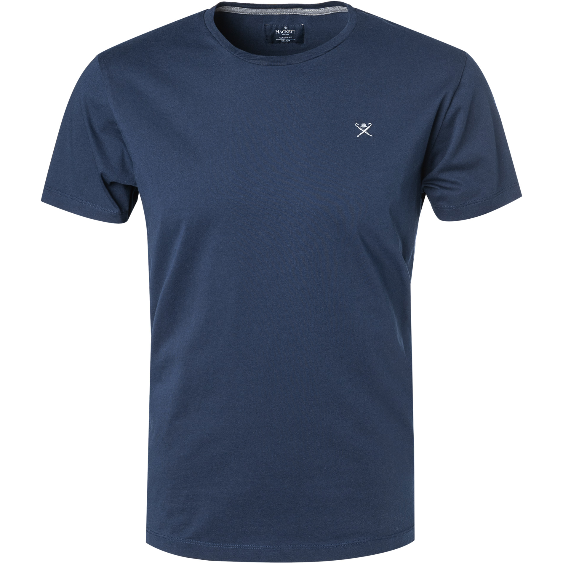 HACKETT Herren T-Shirt blau Classic Fit
