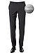 Hose Mercer, Slim Fit, Schurwolle, graphitgrau meliert - graphitgrau