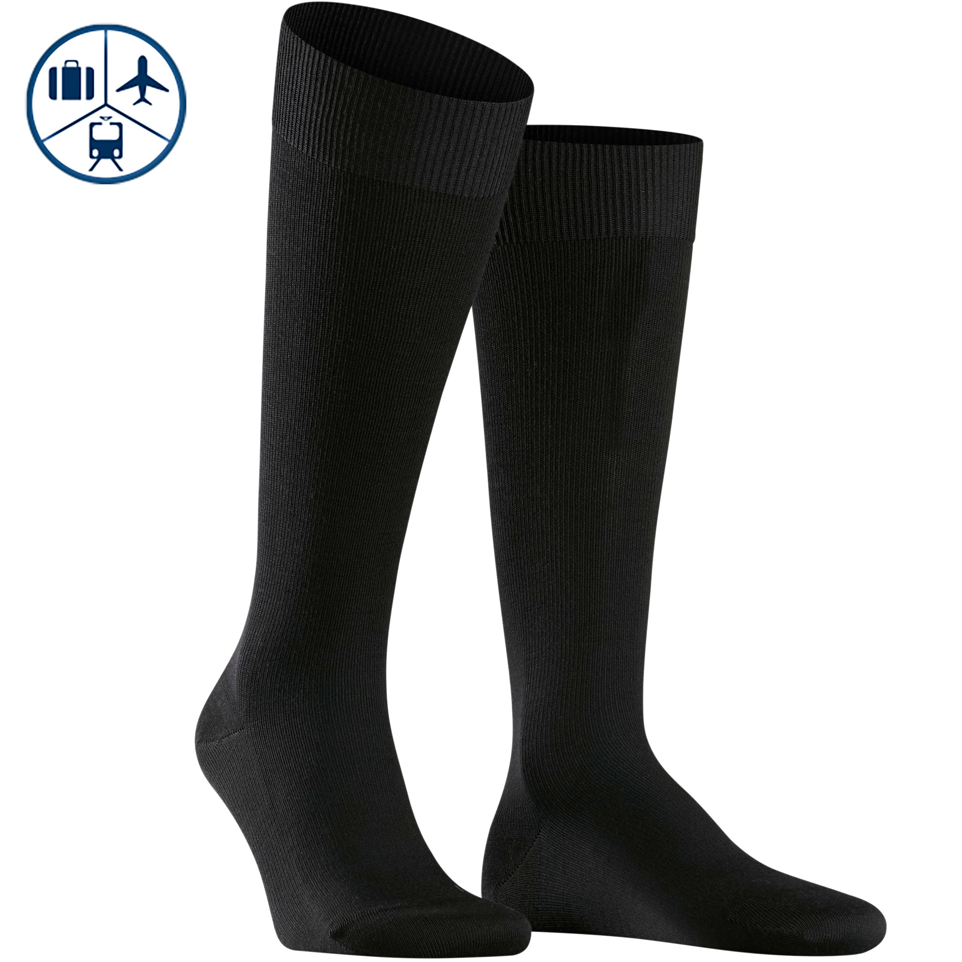 Falke Herren Socken blau Baumwolle & Mix unifarben
