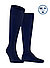 Serie Travel&Comfort, Kniestrümpfe, Baumwolle mittlere Kompression, dunkelblau - dunkelblau