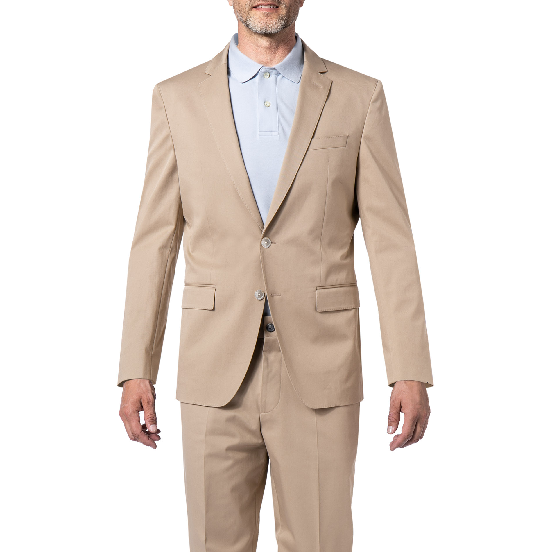 BOSS Black Herren Sakko beige Slim Fit
