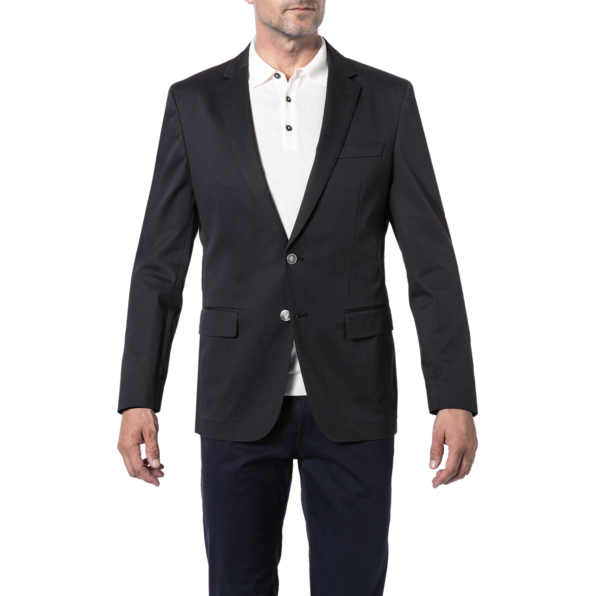 BOSS Black Herren Sakko blau Slim Fit
