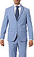Sakko, Modern Fit, Schurwoll-Stretch, hellblau meliert - hellblau