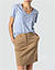 Shirt in cleaner Optik - hellblau