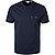 T-Shirt, Regular Fit, Baumwolle, marineblau - marineblau