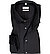Hemd, Shaped Fit, Baumwolle, schwarz - schwarz