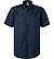 Kurzarmhemd, Regular Fit, Baumwolle, nachtblau - nachtblau