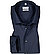 Hemd, Shaped Fit, Popeline, nachtblau - nachtblau
