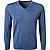 Pullover, Merinowolle, blau - blau