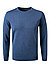 Pullover, Merinowolle, blau - blau