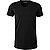 T-Shirt, Baumwolle-Modal, schwarz - schwarz