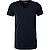 T-Shirt, Baumwolle-Modal, navy - dunkelblau