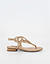 Sandalen mit Glitzer-Effekt - gold