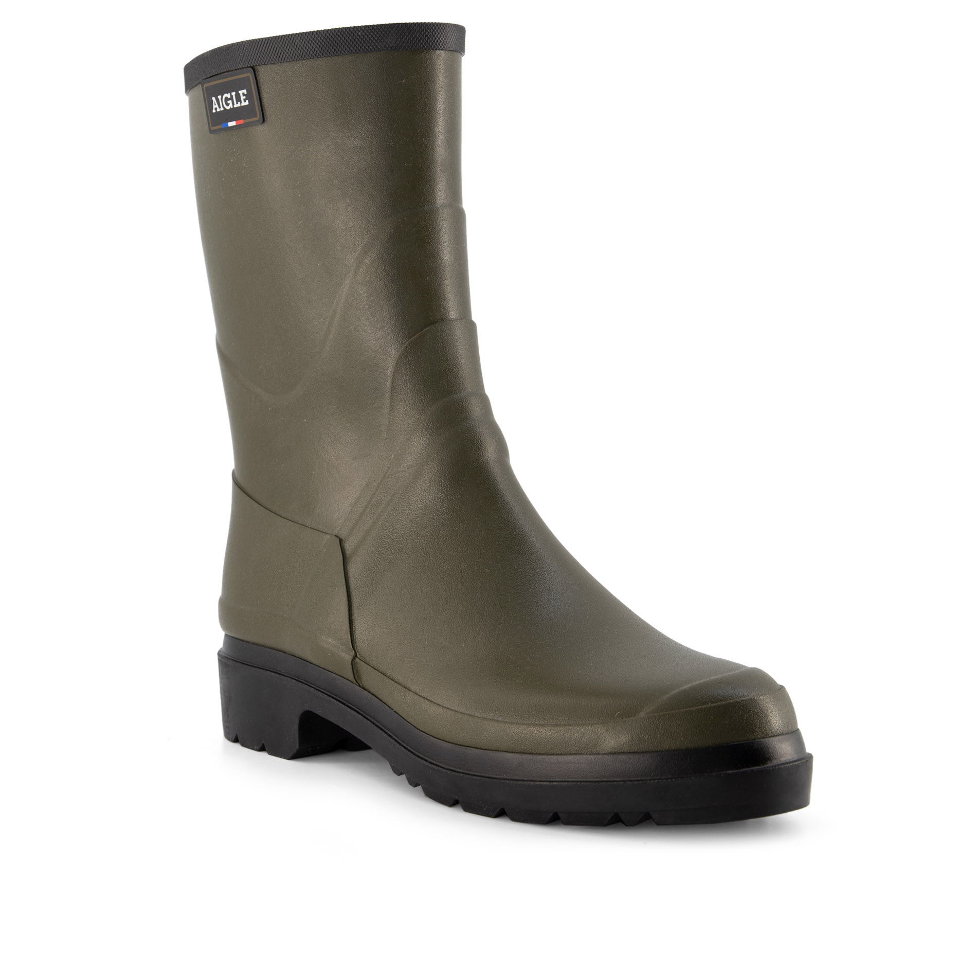 Aigle Herren Gummistiefel Grün Gummi