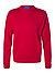 Pullover, Baumwolle-Seide, rot - red