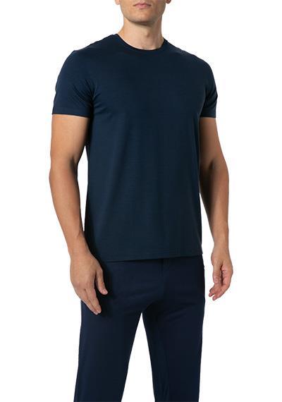 DEREK ROSE Short Sleeve T-Shirt 3048/BASE001NAV Image 0