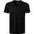T-Shirt, Slim Fit, Pima Baumwolle, schwarz - schwarz