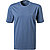 T-Shirt, Bio Baumwolle, blau - blau