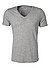 T-Shirt, Baumwolle, grau meliert - grau