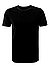 T-Shirt, Baumwolle, schwarz - schwarz