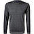 Pullover, Merinowolle, dunkelgrau - dunkelgrau