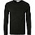 Longsleeve, Baumwolle, anthrazit meliert - anthracite ch.